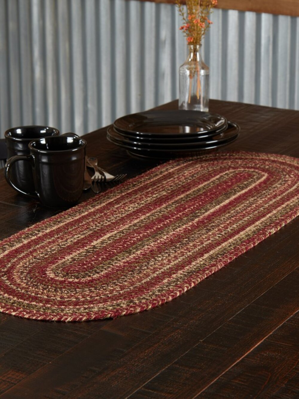 Cider Mill Jute Table Runner 13x36